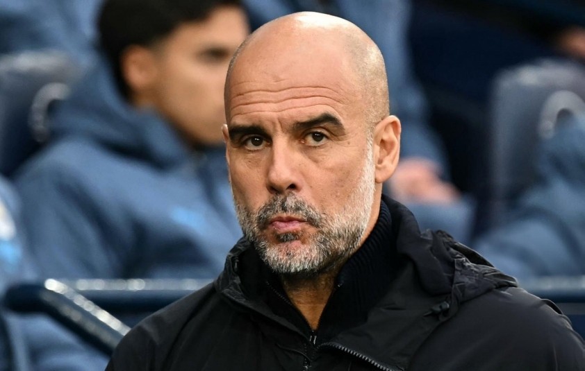 Huấn luyện viên Pep Guardiola được cho đang cân nhắc lời đề nghị từ Saudi Arabia. Ảnh: Getty 