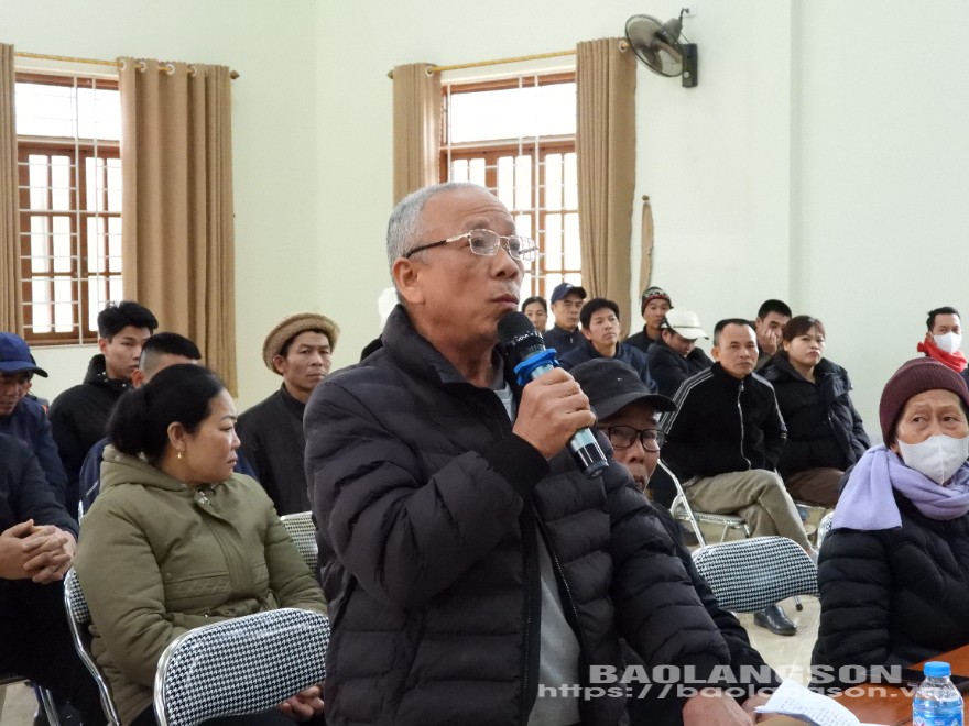 Người dân nêu nguyên nhân chưa đồng thuận và kiến nghị giải quyết các nội dung còn thắc mắc