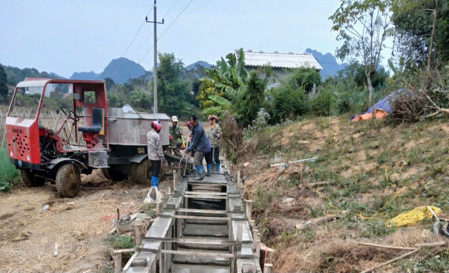 Nhà thầu thi công hạng mục thủy lợi tại huyện Văn Quan