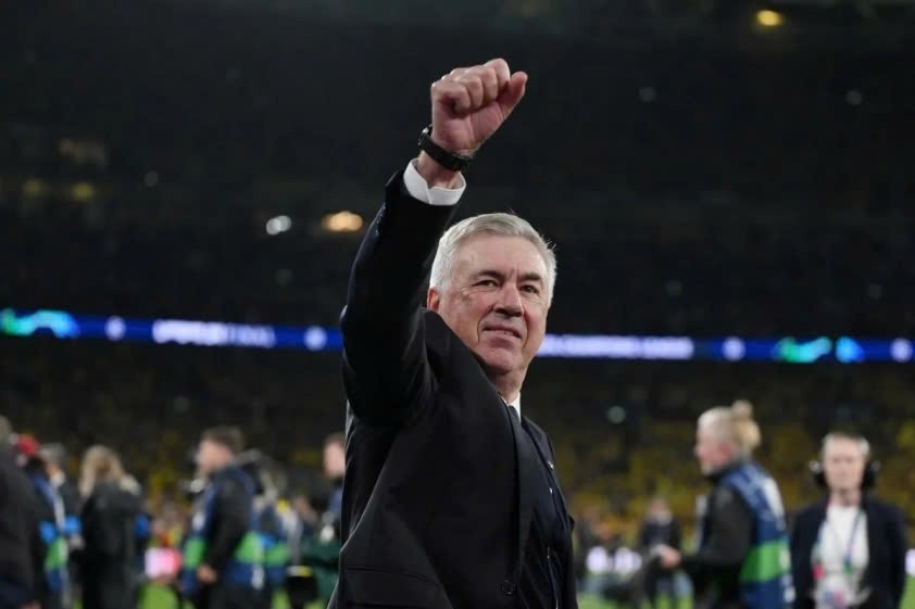  Huấn luyện viên Carlo Ancelotti có thể trở lại dẫn dắt AC Milan. Ảnh: Getty