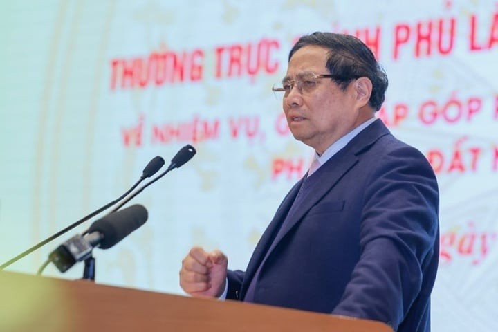 Thủ tướng Phạm Minh Chính. (Ảnh: VGP/Nhật Bắc)