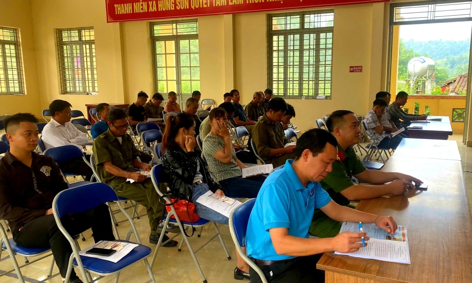 Tràng Định: Điểm sáng phát triển bảo hiểm xã hội tự nguyện cho lực lượng bảo vệ an ninh trật tự ở cơ