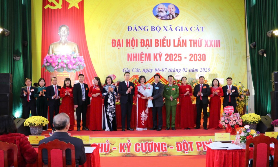 Đại hội điểm Đảng bộ xã Gia Cát, huyện Cao Lộc nhiệm kỳ 2025 - 2030