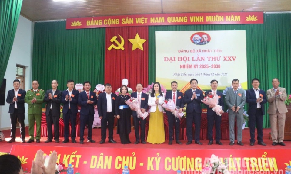 Đại hội điểm Đảng bộ xã Nhật Tiến, huyện Hữu Lũng lần thứ XXV, nhiệm kỳ 2025 - 2030