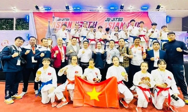 Jujitsu fighters finish third at Asian Youth Championship