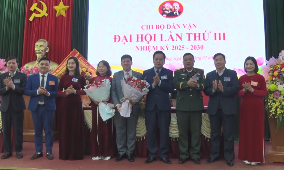 Đại hội điểm Chi bộ Dân vận, huyện Hữu Lũng nhiệm kỳ 2025-2030