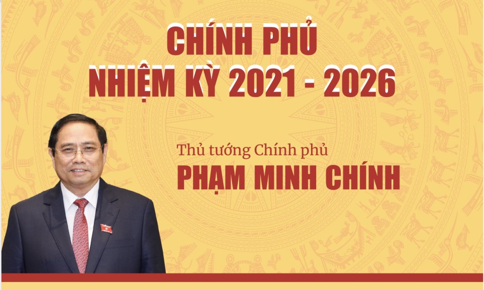 INFOGRAPHICS: Chính phủ nhiệm kỳ 2021 - 2026