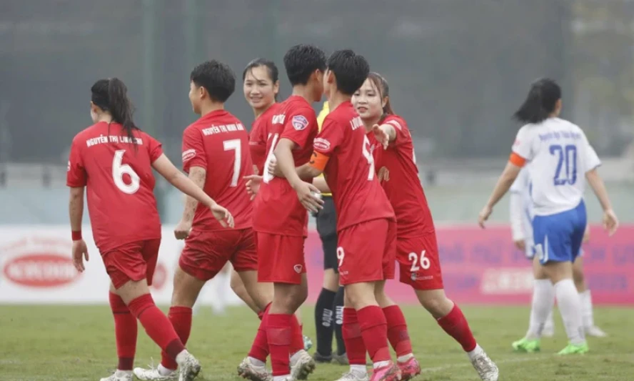 Phong Phú Hà Nam vô địch lượt đi Giải bóng đá nữ U19 quốc gia 2025