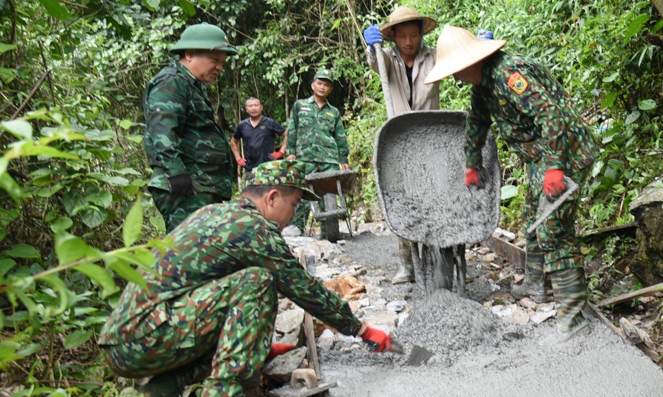 Bộ đội Biên phòng tỉnh: Cờ đầu thi đua quyết thắng