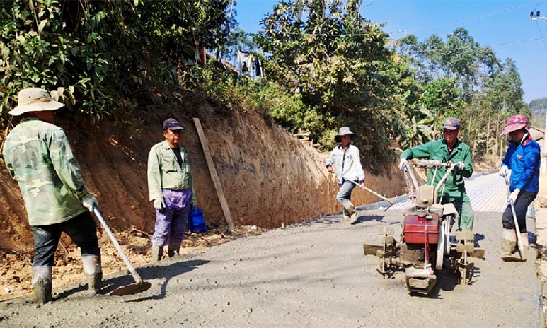 Cứng hóa đường giao thông: Động lực thúc đẩy phát triển nông thôn