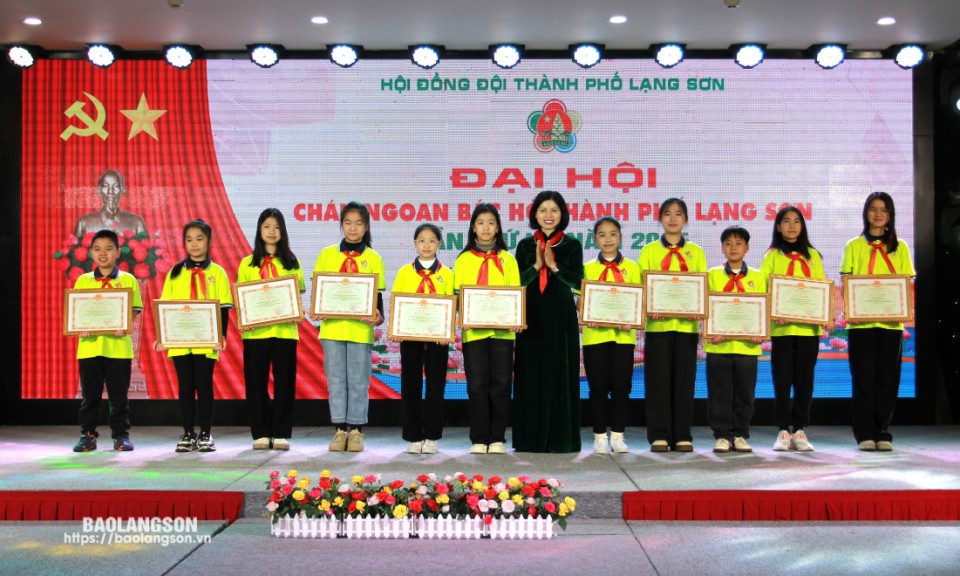 Đại hội cháu ngoan Bác Hồ thành phố Lạng Sơn lần thứ II năm 2025