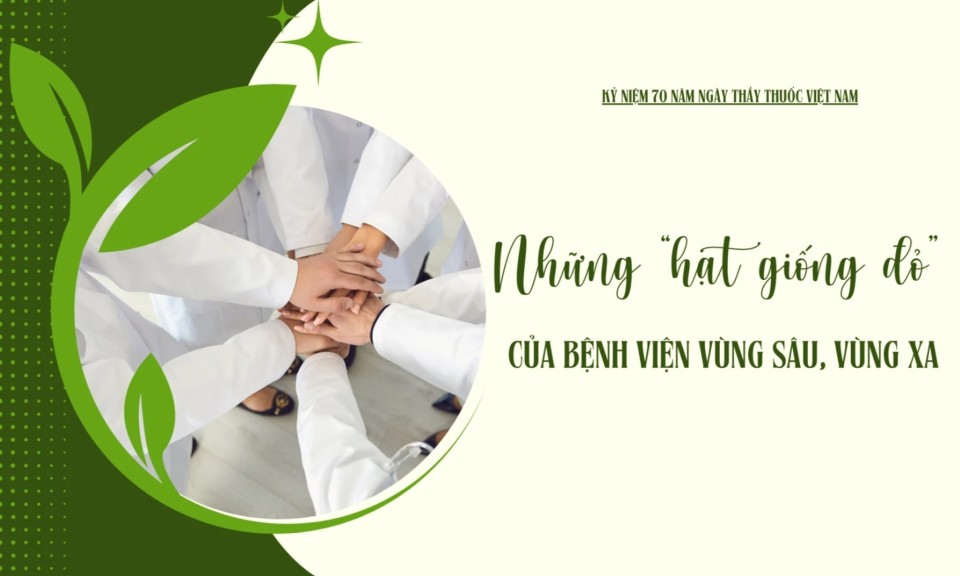 Những “hạt giống đỏ” của bệnh viện vùng sâu, vùng xa