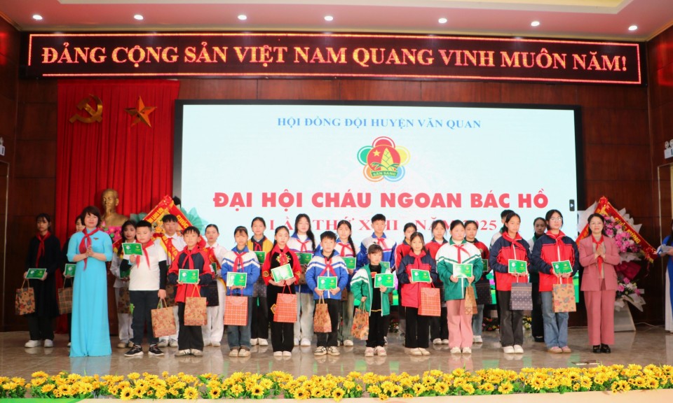 Đại hội cháu ngoan Bác Hồ huyện Văn Quan lần thứ XVII năm 2025