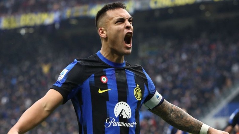 Lautaro Martinez phá kỷ lục bàn thắng tại Inter. Ảnh: Getty