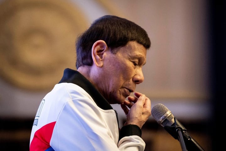 Cựu Tổng thống Philippines Duterte. 