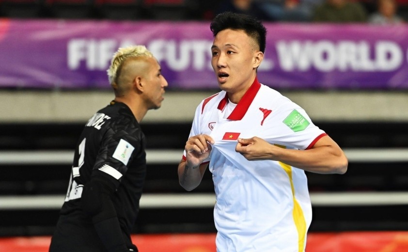  Pivo Nguyễn Minh Trí  trở lại đội tuyển futsal Việt Nam sau điều trị chấn thương. Ảnh: Thethao247.vn