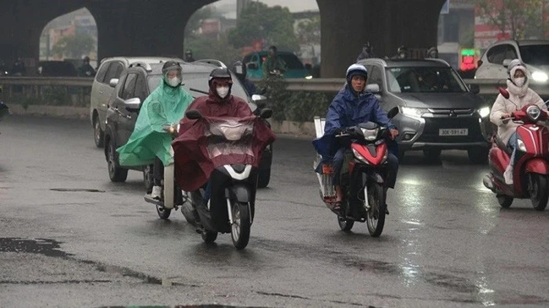 Khu vực Hà Nội nhiều mây, sáng và đêm có mưa nhỏ, mưa phùn và sương mù. (Ảnh minh họa)