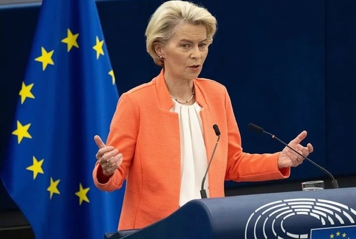 Chủ tịch Ủy ban châu Âu Ursula von der Leyen.