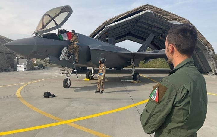 Tiêm kích F-35 của không quân Italy. (Ảnh: ac.nato.int)