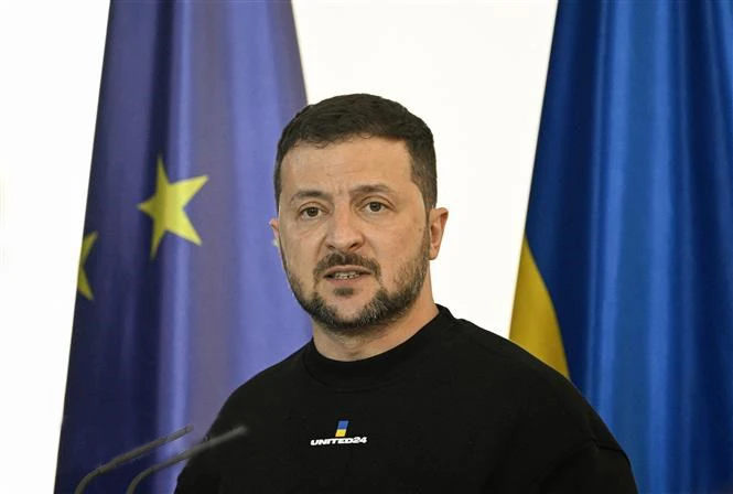 Tổng thống Ukraine Volodymyr Zelensky. (Ảnh: Getty)