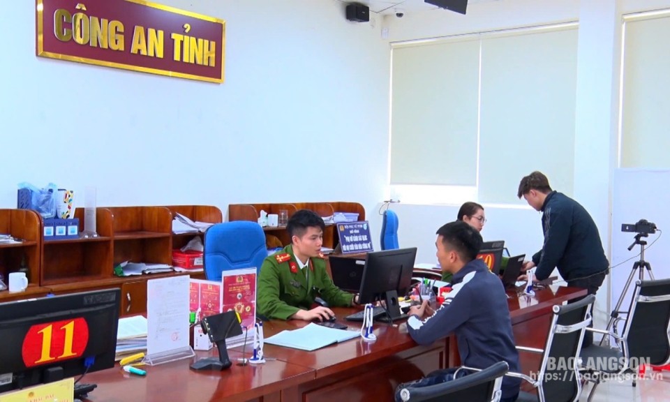 Công an Lạng Sơn: Sẵn sàng tiếp nhận giải quyết các thủ tục hành chính sau tinh gọn bộ máy