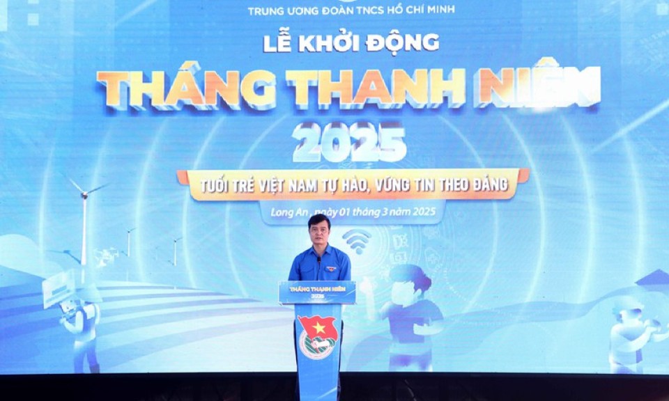 Khởi động THÁNG THANH NIÊN 2025: Thanh niên là yếu tố quan trọng đưa đất nước vững bước vào kỷ nguyên mới