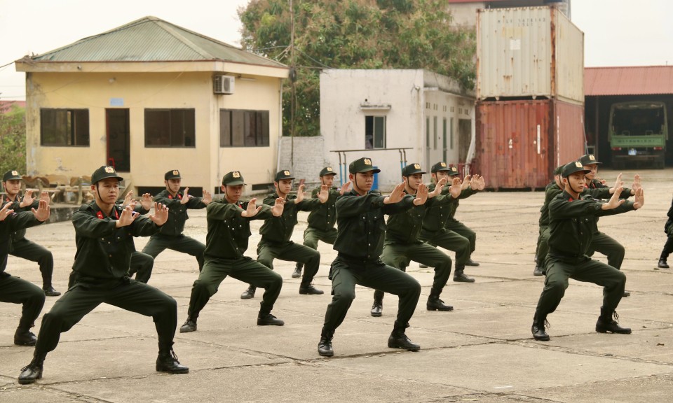 Phòng Cảnh sát Cơ động Công an tỉnh tổ chức lễ ra quân huấn luyện năm 2025