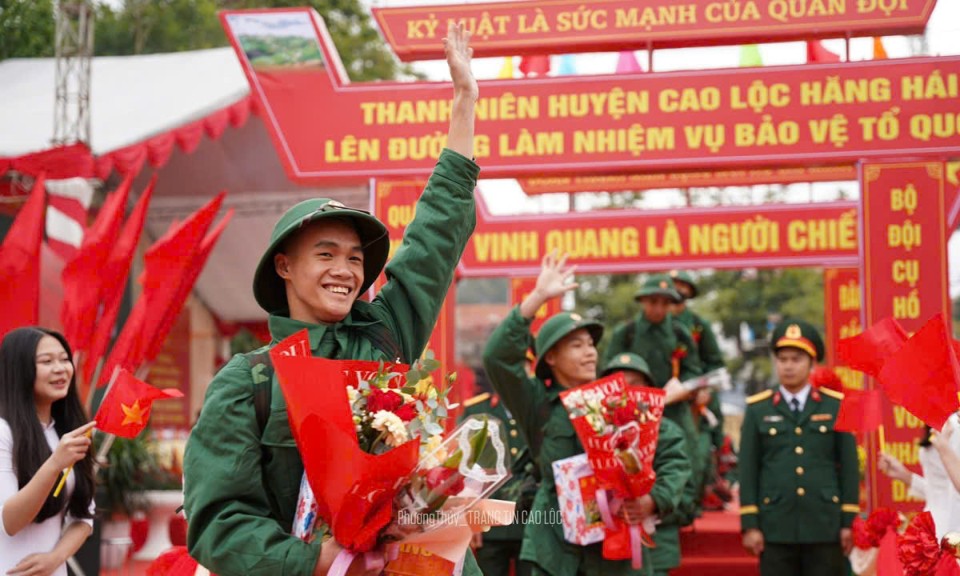 Ban Chỉ huy Quân sự huyện Cao Lộc: Đơn vị vững mạnh toàn diện “Mẫu mực tiêu biểu”