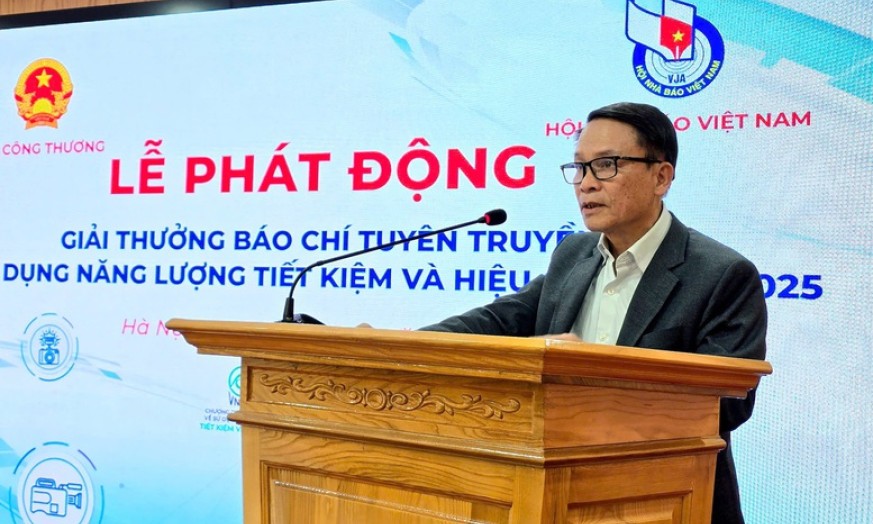 Phát động giải thưởng báo chí tuyên truyền sử dụng năng lượng tiết kiệm và hiệu quả năm 2025