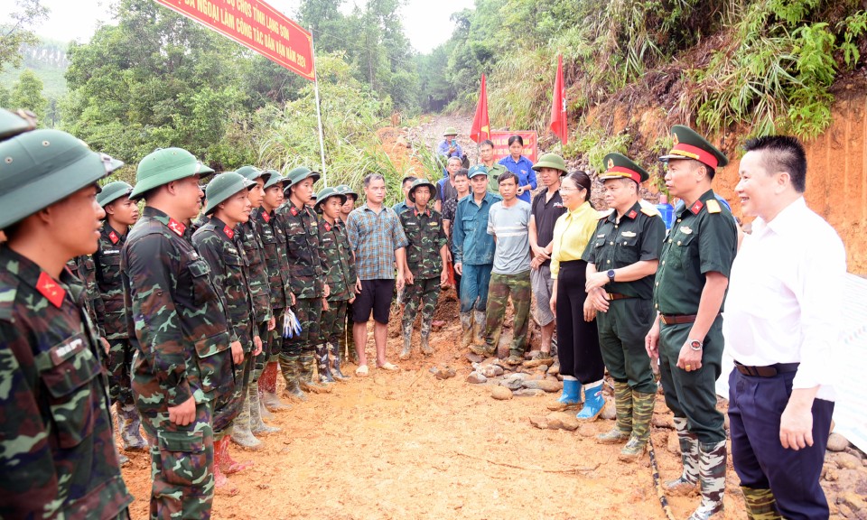 Lực lượng vũ trang tỉnh: "Dân vận khéo" theo lời Bác dạy