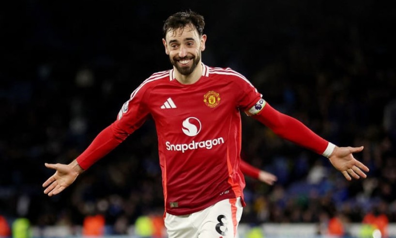 Bruno Fernandes xuất sắc, Man Utd thắng đậm Leicester City