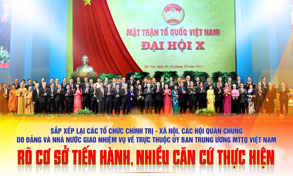 quần chúng do Đảng và Nhà nước giao nhiệm vụ về trực thuộc Ủy ban Trung ương MTTQ Việt Nam: Rõ cơ sở tiến