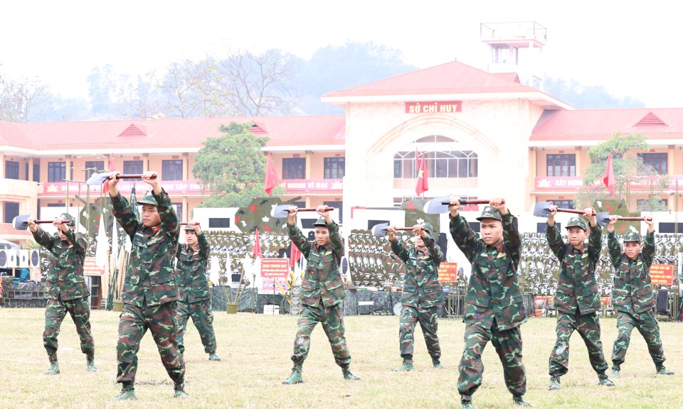 Tuổi trẻ lực lượng vũ trang tỉnh  phát huy tinh thần xung kích, sáng tạo