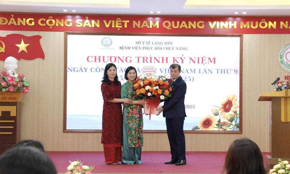 Bệnh viện Phục hồi chức năng tỉnh kỷ niệm ngày công tác xã hội Việt Nam