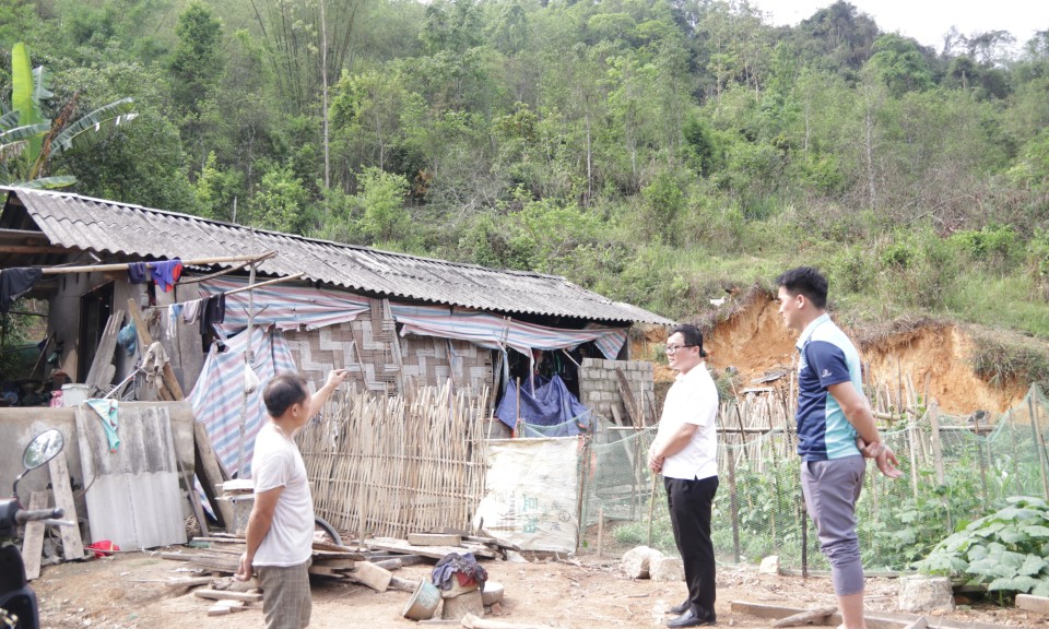 An cư nơi vùng sạt lở Lương Năng