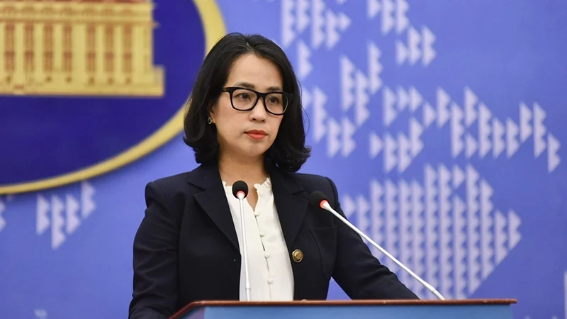 Người phát ngôn Bộ Ngoại giao Việt Nam Phạm Thu Hằng. (Ảnh: Bộ Ngoại giao)
