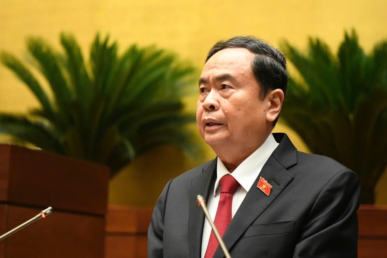 Chủ tịch Quốc hội Trần Thanh Mẫn phát biểu khai mạc Kỳ họp - Ảnh: VGP/Nhật Bắc
