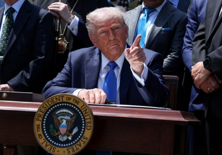 Tổng thống Mỹ Donald Trump.