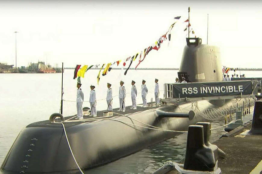 RSS Impeccable, một trong những tàu ngầm Type 218SG do Đức chế tạo cho Hải quân Singapore. Ảnh: Hải quân Singapore