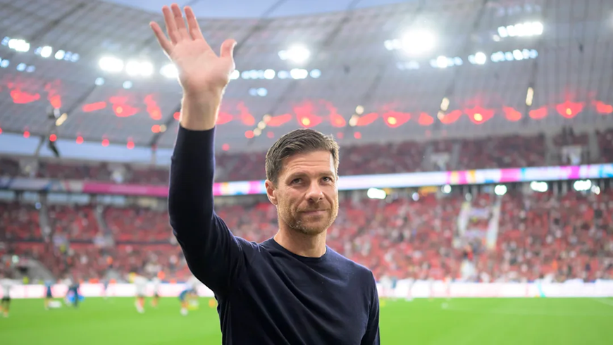HLV Xabi Alonso đã nói lời chia tay Bayern Leverkusen. Ảnh: Getty