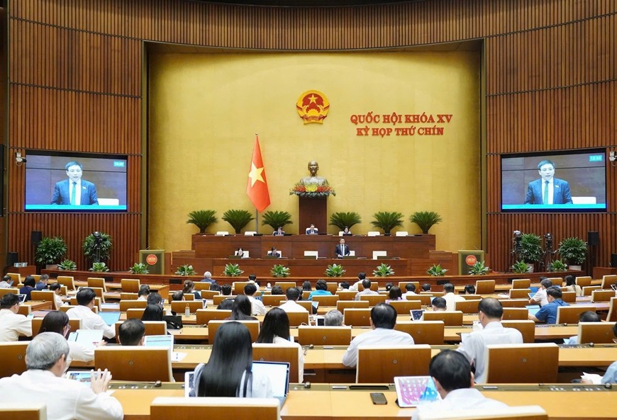 Quang cảnh phiên họp. Ảnh: TRỌNG HẢI