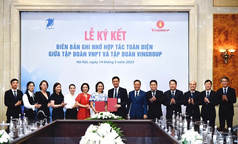 VNPT và Vingroup 'bắt tay' thúc đẩy chuyển đổi số, chuyển đổi xanh