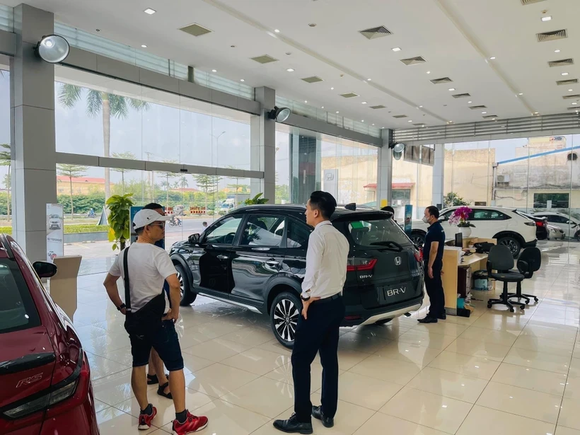 Thị trường ôtô Việt Nam đang dần chững lại. (Ảnh minh họa: PV/Vietnam+)