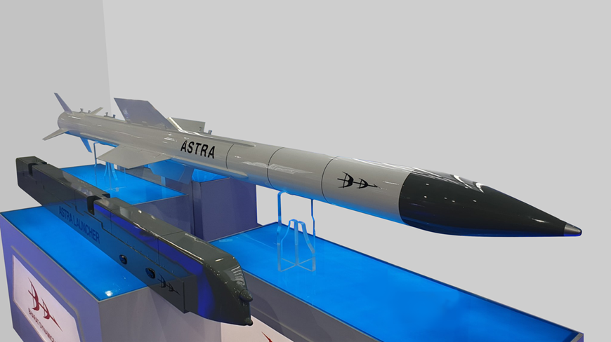 Tên lửa Astra của Ấn Độ. Ảnh: Defense News