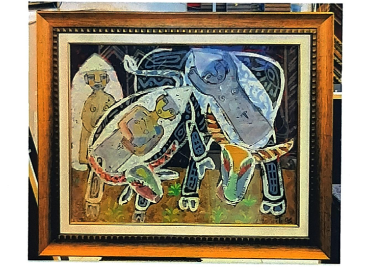 Ký ức tuổi thơ 02, sáng tác năm 1996.