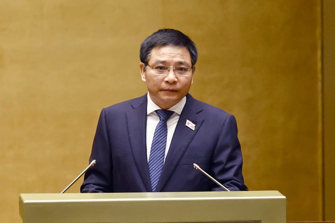 Bộ trưởng Bộ Tài chính Nguyễn Văn Thắng nhấn mạnh sự cần thiết phải sửa đổi, bổ sung các văn bản pháp luật hiện hành trước những thay đổi nhanh chóng của tình hình kinh tế-xã hội. (Ảnh: Doãn Tấn/TTXVN)