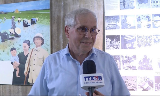 Ông Jean-Jacques Guérin, Tổng thư ký Hội hữu nghị Pháp-Việt (AAFV). (Ảnh: Nguyễn Thu Hà/TTXVN)