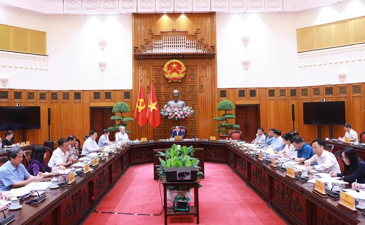 Toàn cảnh cuộc họp. (Ảnh: VGP)