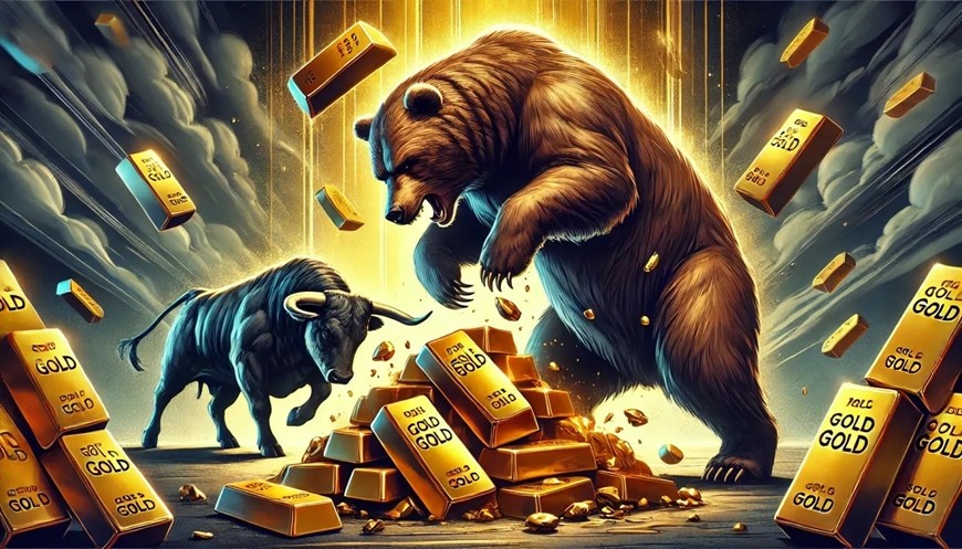 Giá vàng thế giới neo quanh 3.200 USD/ounce. Ảnh: Kitco