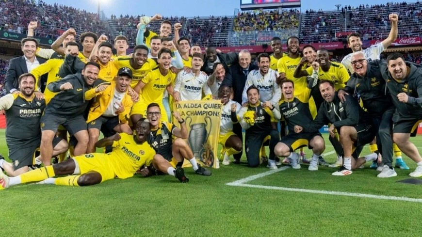 CLB Villarreal giành vé dự Champions League mùa tới sau khi xuất sắc giành chiến thắng 3-2 ngay trên sân của Barcelona. Ảnh: villarrealcf.es